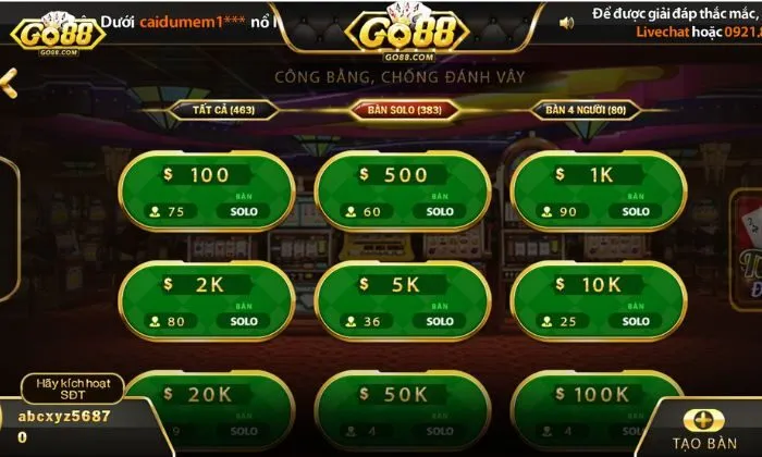 Tìm hiểu kỹ về Tiến Lên Đếm Lá Go88 trước khi tham gia